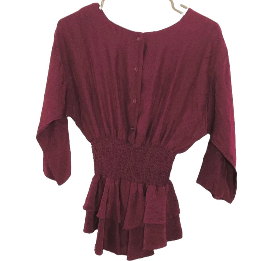 Parker peplum silk blouse - Picture 3 of 7